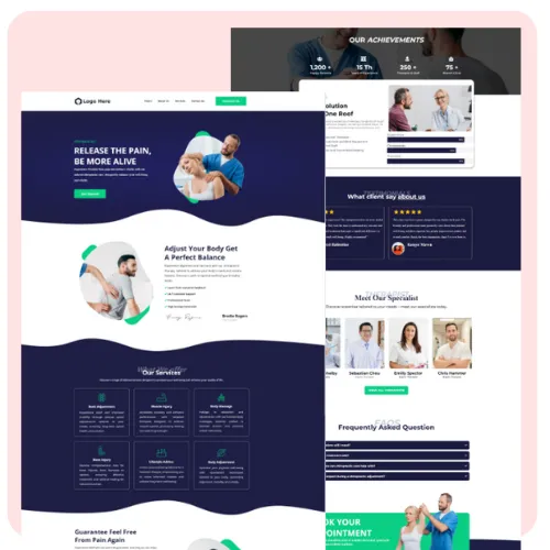 Chiropractor new-patient booking funnel